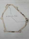 798462 White Side Cover Gasket -Thick